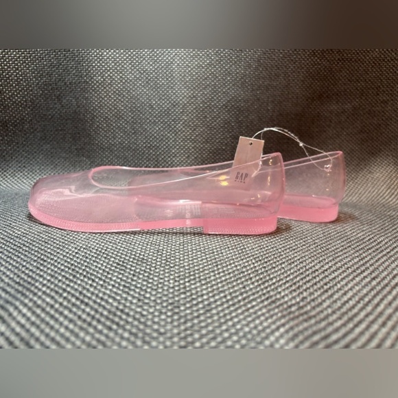 GAP KIDS pink ballet flat jelly shoe slip on flat dress play shoes. NWT. Size 2. - Picture 9 of 15
